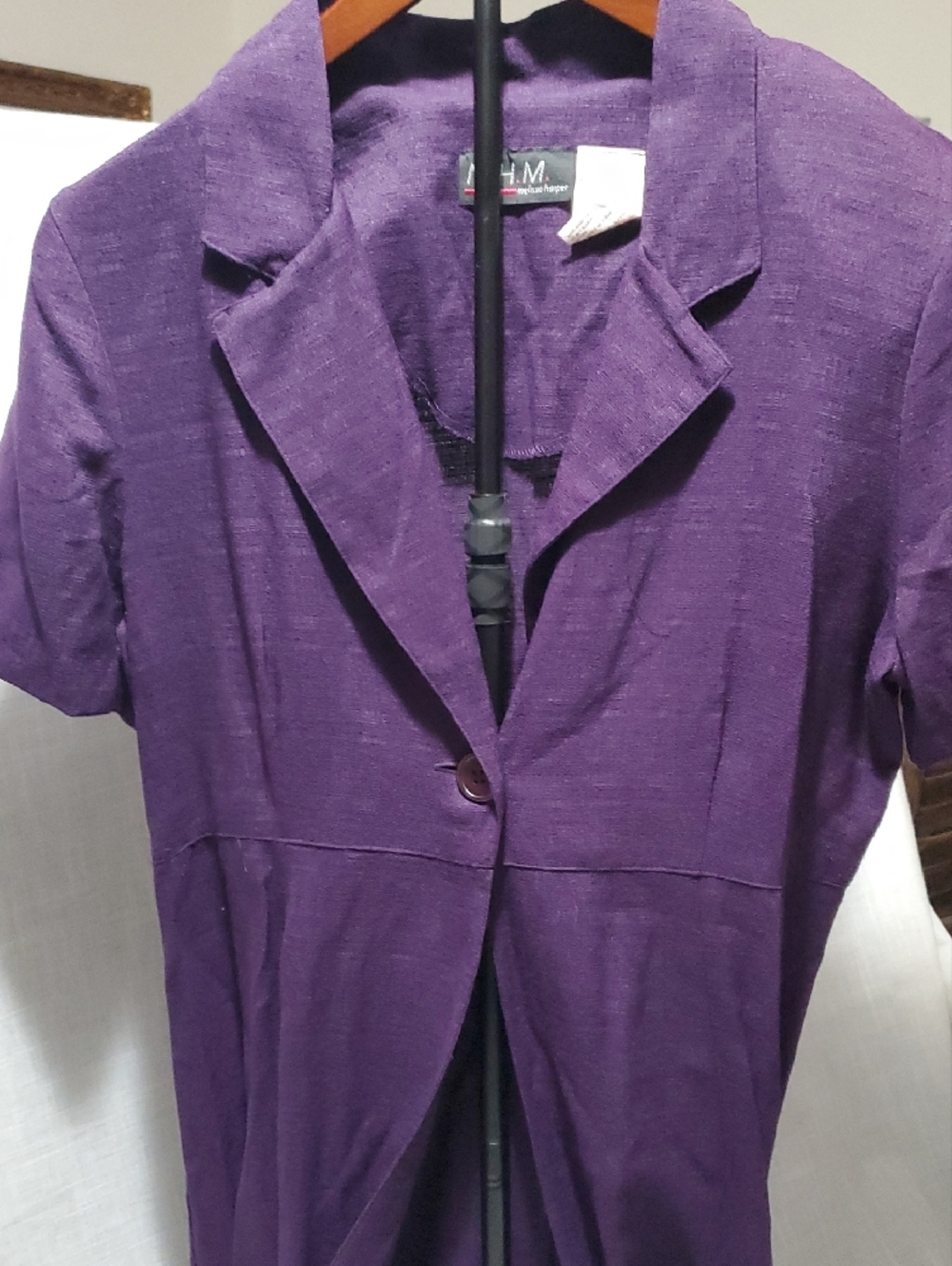 M.M. Couture Deep Purple dress - Picture 3 of 5